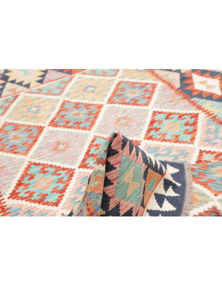 Rug Kilim Afghanistan 160x241 Light Blue Terrac
