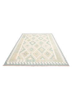 Tappeto Kilim Afghanistan 172x243 Azzurro Acqua 2
