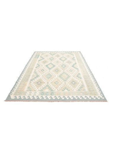 Tappeto Kilim Afghanistan 172x243 Azzurro Acqua
