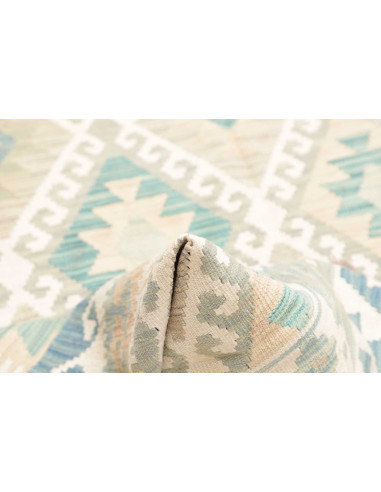 Tappeto Kilim Afghanistan 172x243 Azzurro Acqua