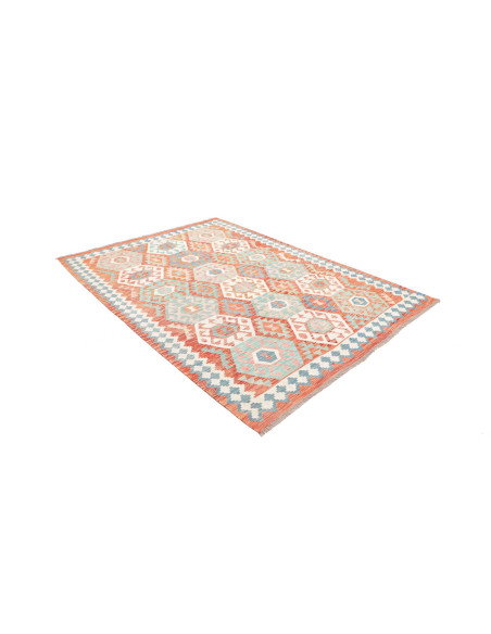 Tappeto Kilim Afghanistan 177x242 Terracotta Bl
