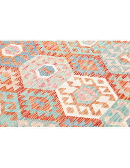 Tappeto Kilim Afghanistan 177x242 Terracotta Bl