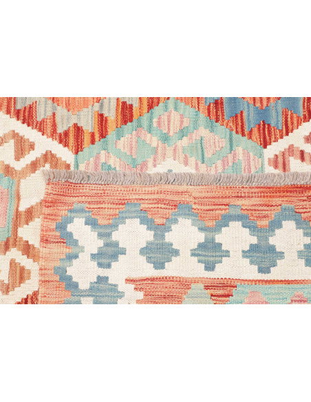 Rug Kilim Afghanistan 177x242 Terracotta Turquo