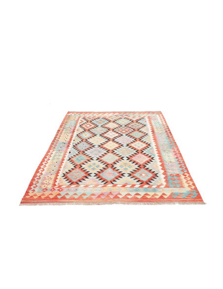 Rug Kilim Afghanistan 143x201 Light Blue Terrac