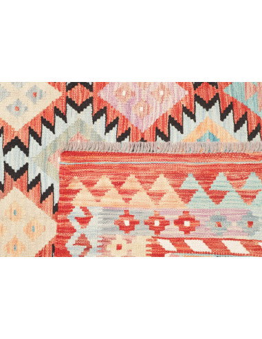 Tappeto Kilim Afghanistan 143x201 Azzurro Terra