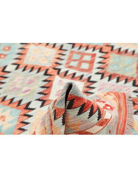 Rug Kilim Afghanistan 143x201 Light Blue Terrac