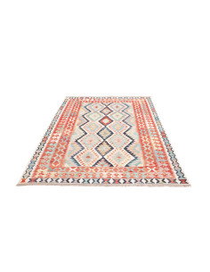 Tappeto Kilim Afghanistan 153x206 Corallo Terra 2