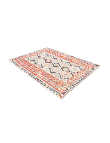 Tappeto Kilim Afghanistan 153x206 Corallo Terra