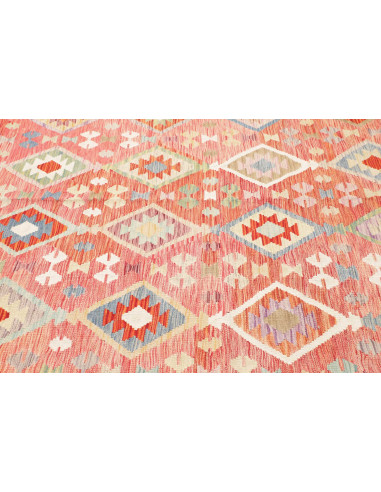 Tappeto Kilim Afghanistan 255x361 Rosa Corallo