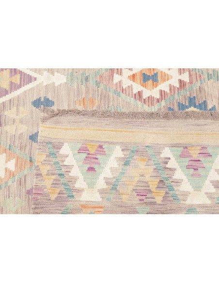 Rug Kilim Afghanistan 203x294 Greige Lavender
