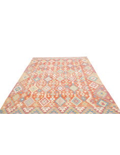 Tappeto Kilim Afghanistan 200x302 Terracotta Az 2