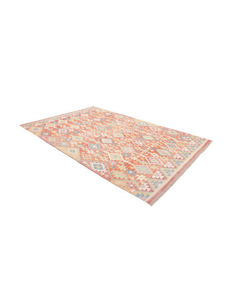 Tappeto Kilim Afghanistan 200x302 Terracotta Az