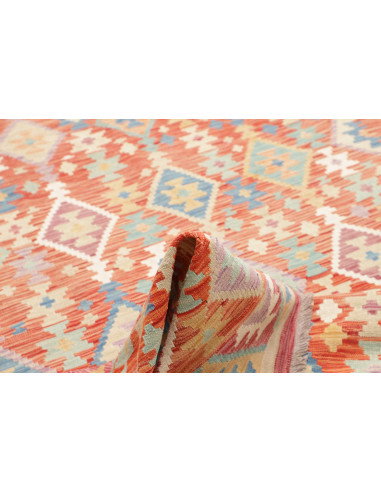 Tappeto Kilim Afghanistan 200x302 Terracotta Az