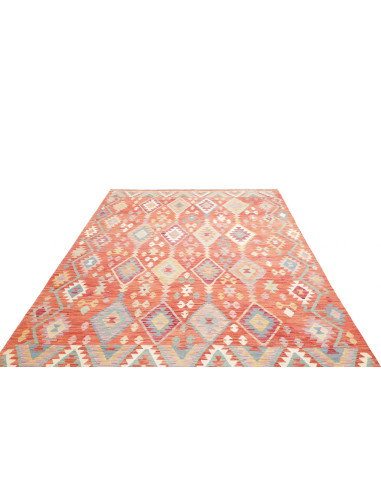 Rug Kilim Afghanistan 201x298 Coral Orange Ligh