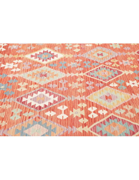 Rug Kilim Afghanistan 201x298 Coral Orange Ligh