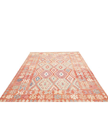 Tappeto Kilim Afghanistan 205x292 Arancione Ter