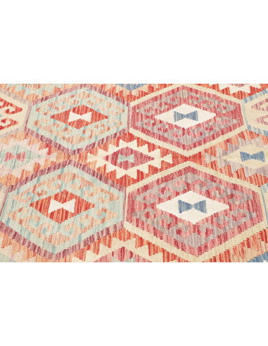 Tappeto Kilim Afghanistan 205x292 Arancione Ter