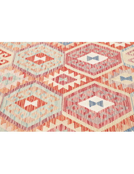 Tappeto Kilim Afghanistan 205x292 Arancione Ter