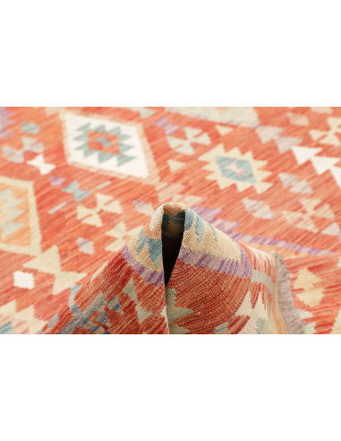 Tappeto Kilim Afghanistan 199x294 Terracotta Ar