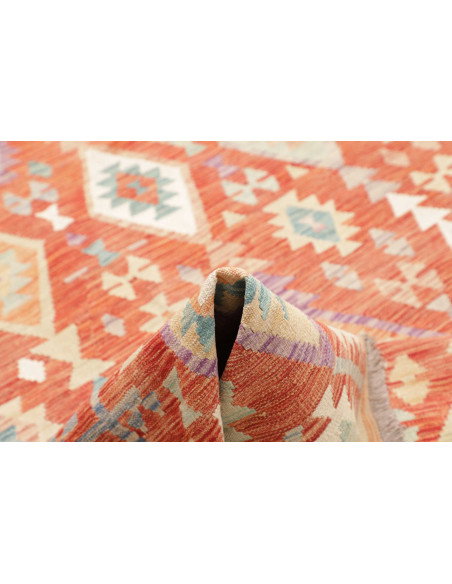 Tappeto Kilim Afghanistan 199x294 Terracotta Ar