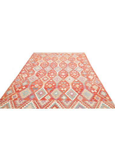 Tappeto Kilim Afghanistan 203x298 Arancio Bruci