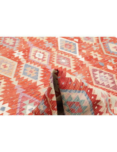Rug Kilim Afghanistan 204x315 Terracotta Red Re