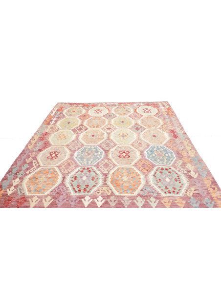 Rug Kilim Afghanistan 210x296 Mauve Pastel