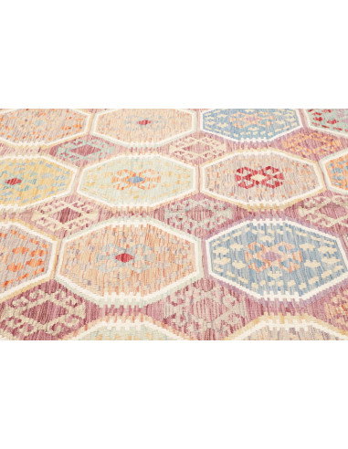 Rug Kilim Afghanistan 210x296 Mauve Pastel