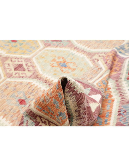 Rug Kilim Afghanistan 210x296 Mauve Pastel