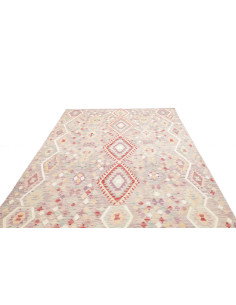 Rug Kilim Afghanistan 203x301 Grey-lilac Turquo 2
