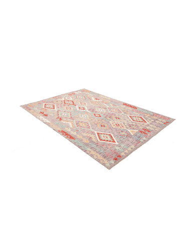 Tappeto Kilim Afghanistan 170x240 Grigio Con Ac