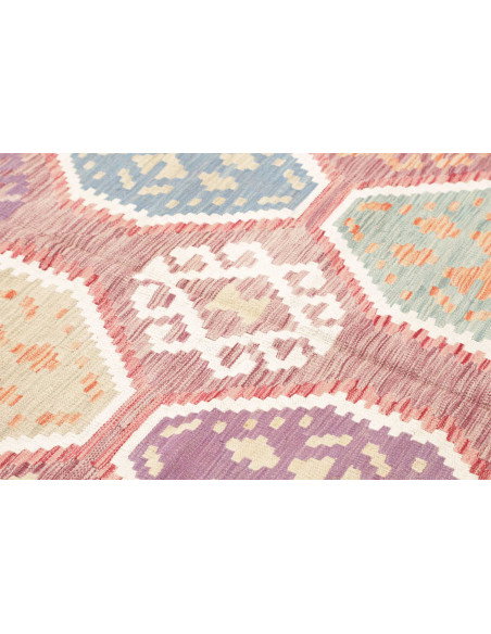 Tappeto Kilim Afghanistan 172x248 Rosa Antico A