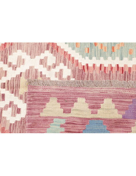Tappeto Kilim Afghanistan 172x248 Rosa Antico A