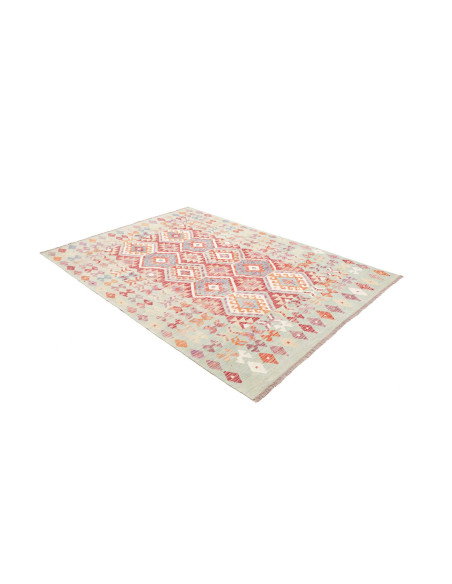 Rug Kilim Afghanistan 168x235 Mint Blue Red