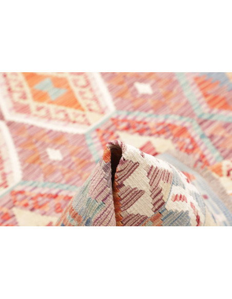 Tappeto Kilim Afghanistan 171x257 Azzurro Aranc