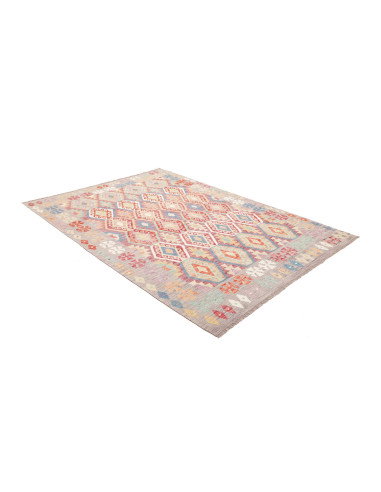Tappeto Kilim Afghanistan 178x251 Grigio-beige