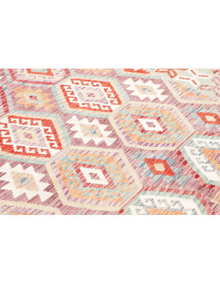 Tappeto Kilim Afghanistan 179x244 Verde Menta C