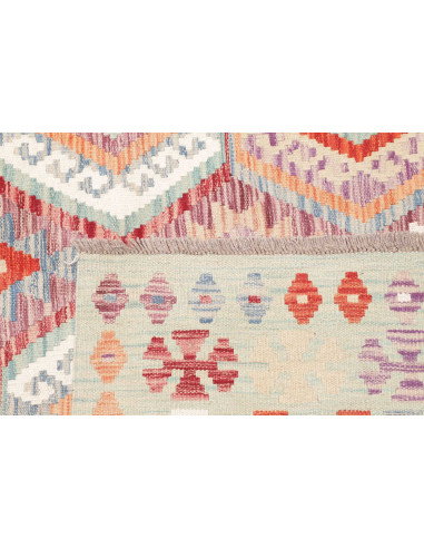 Rug Kilim Afghanistan 179x244 Mint Green Coral