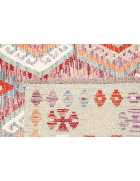 Rug Kilim Afghanistan 179x244 Mint Green Coral