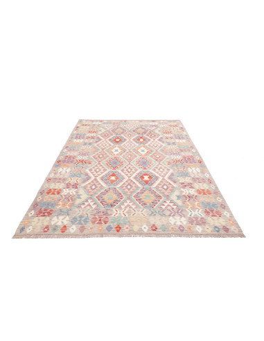Tappeto Kilim Afghanistan 167x248 Grigio Chiaro