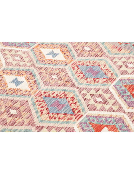 Tappeto Kilim Afghanistan 167x248 Grigio Chiaro