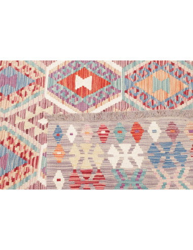 Tappeto Kilim Afghanistan 167x248 Grigio Chiaro