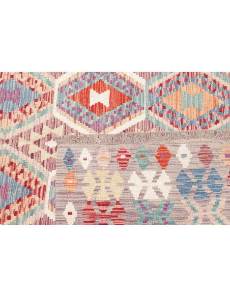 Tappeto Kilim Afghanistan 167x248 Grigio Chiaro