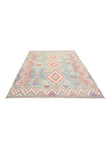 Rug Kilim Afghanistan 176x255 Turquoise Lavende