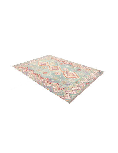 Rug Kilim Afghanistan 176x255 Turquoise Lavende