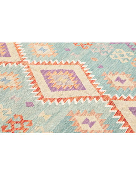 Rug Kilim Afghanistan 176x255 Turquoise Lavende
