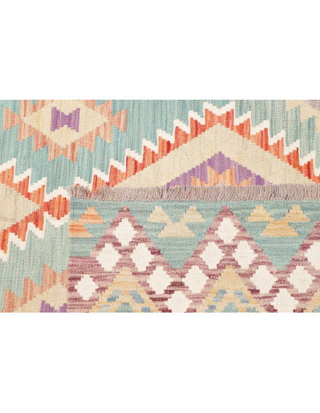 Rug Kilim Afghanistan 176x255 Turquoise Lavende