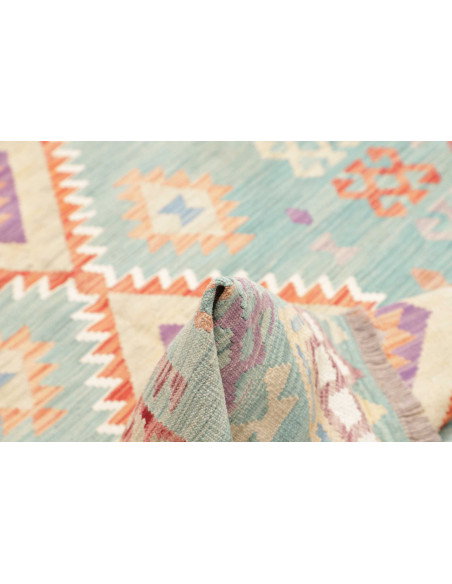 Rug Kilim Afghanistan 176x255 Turquoise Lavende
