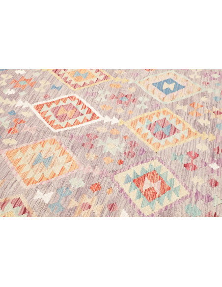 Tappeto Kilim Afghanistan 173x240 Grigio-lavand