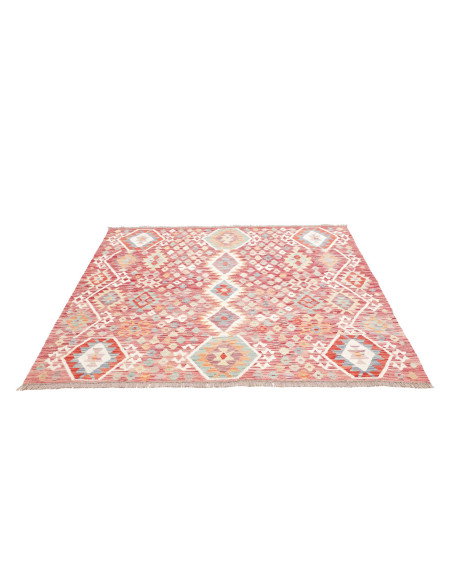 Rug Kilim Afghanistan 158x152 Terracotta Red Sk